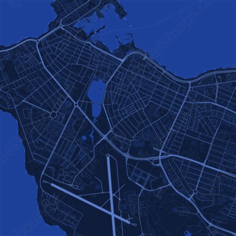 Reykjavik Vector Map Dark Blue Aipdf Boundless Maps