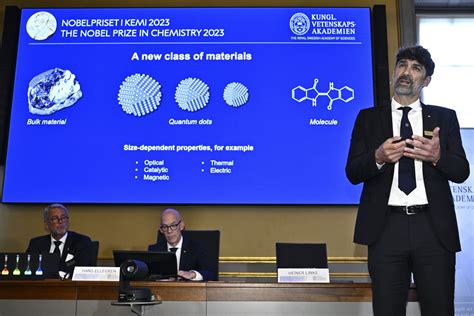 Trio Wins Nobel Prize In Chemistry For Work On Quantum Dots Used In Electronics And Medical Imaging