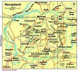 Navajo Reservation Map Pictures