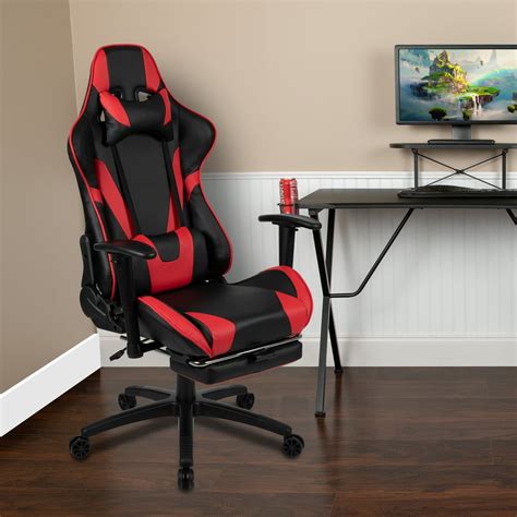 flash furniture x30 gaming chair racing office ergonomic computer chair with fully reclining