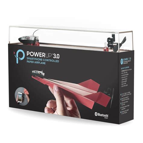 powerup powerup 3 0 smartphone controlled paper airplane red ts huckberry