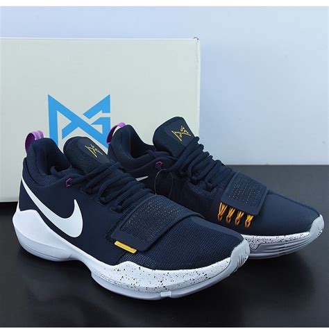 Nike Paul George Pg1 Low Cut Actual Combat Basketball Shoes Casual Sneakers For Men Bluewhite