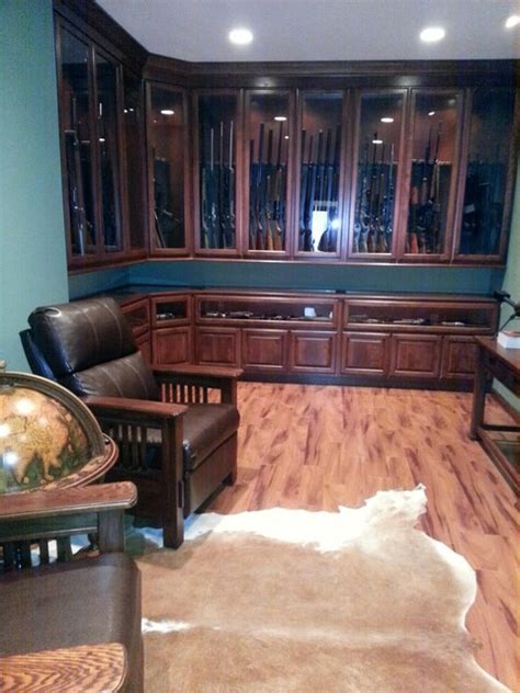 How to build safe room in basement. Gun Room - Traditional - Basement - St Louis - by K-Build