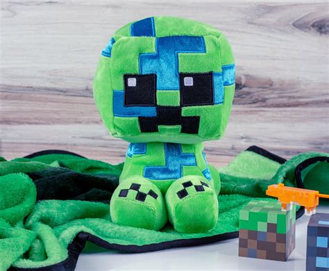 Minecraft Crafter Charged Creeper Plush Free Shipping
