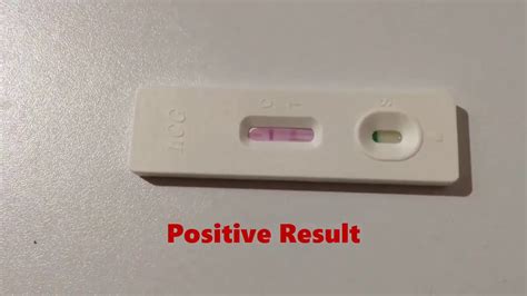 Pregnancy Test Positive Result - YouTube