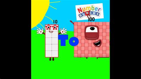 Numberblocks Counting By Tens To 100 Youtube