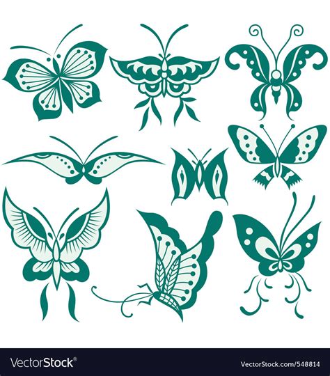 Fancy butterfly Royalty Free Vector Image - VectorStock