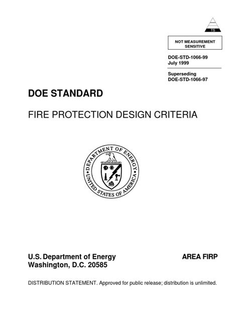 Fire Protection Design Criteria Pdf