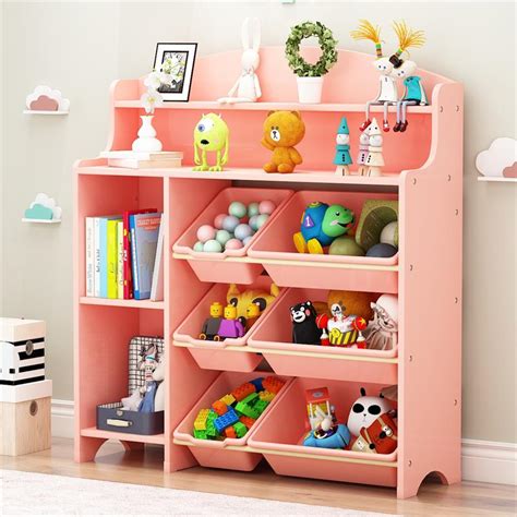 Childrens Toy Storage Rack Picture Book Rack Baby Bookshelf Toy Shelf