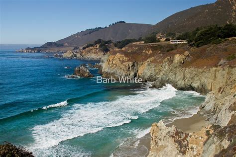 Rocky Creek Point Big Sur California By Barb White Redbubble