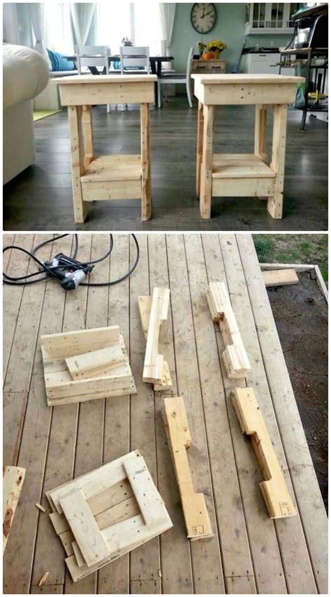 How To Build Your Own End Tables In Just 2 Hours Using Pallets 6
