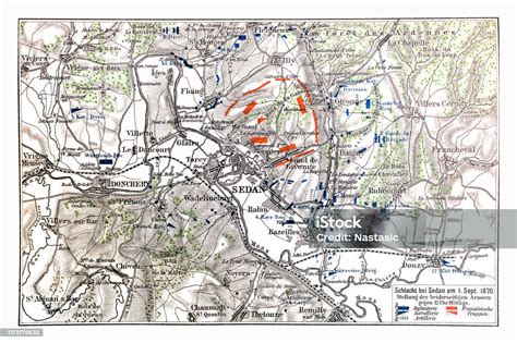 Vetores De Mapa Da Batalha De Sedan Foi Combatido Durante A Guerra