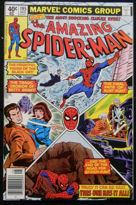 Amazing Spider Man 195 Vf 2nd Appearance Black Cat