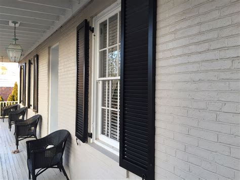 Wood Louver Shutters Project Pictures The Depot Digest