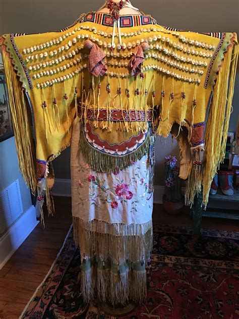 Kiowa Elk Tooth Dress In The 19th Century Style Native American Dress