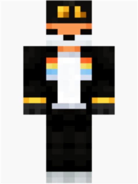 Fundys Mcyt Minecraft Skin Sticker For Sale By Jaypegdesigns Redbubble