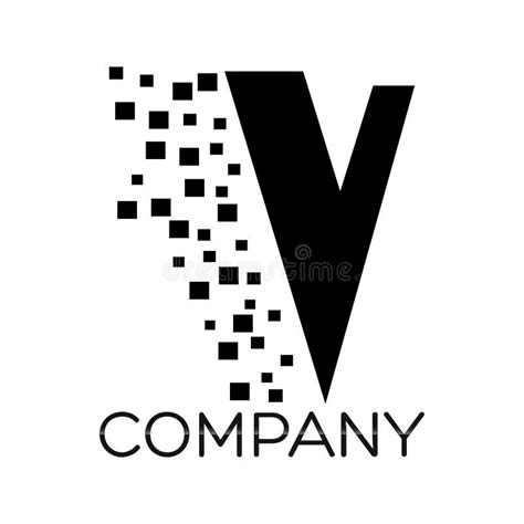 V Letter Logo Vector Illustration Stock Vector Illustration Of