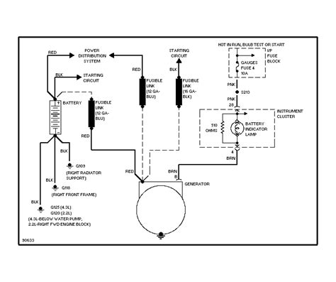 Diagram 1997 Chevrolet Blazer Alternator Wiring Diagram Mydiagram