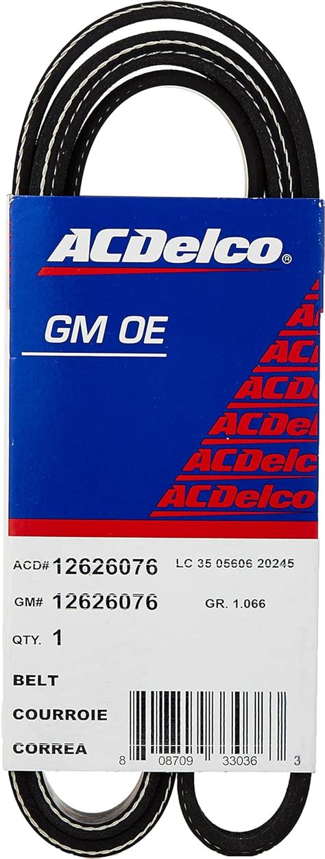 Buy Acdelco Gm Original Equipment V Ribbed Serpentine Belt