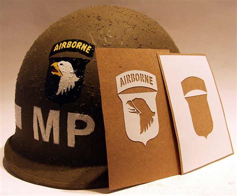 Wwii 101st Airborne Division Screaming Eagle Stencil