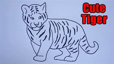 Details 81 Sketch Of Tiger Easy Super Hot In Eteachers