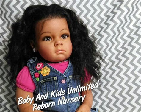 Aa Reborn Toddler Baby African American Biracial Custom Made To