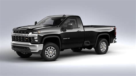 Black 2022 Chevrolet Silverado 3500hd Regular Cab Long Box 4 Wheel