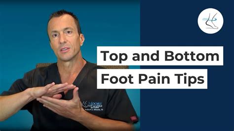 How To Treat Top And Bottom Foot Pain Moore Foot And Ankle Specialists