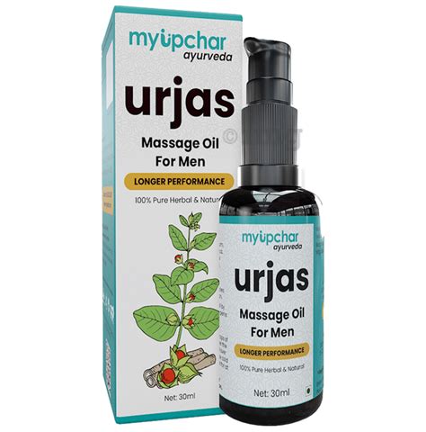 Myupchar Ayurveda Urjas Massage Oil For Men Buy Pump Bottle Of 300 Ml