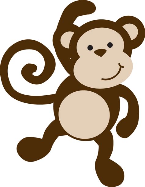 Baby Clip Art Monkey Template Safari Monkey