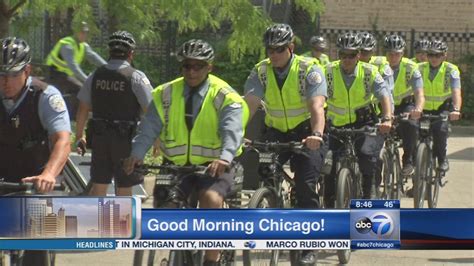 Good Morning Chicago Cpd Bicycle Patrol Unit Abc7 Chicago