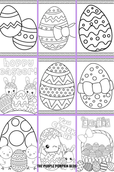 22 Printable Easter Eggs Coloring Pages Print At Home