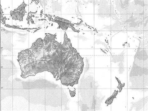 ángulo Luminancia Desagüe Mapa Fisico De Oceania Mudo Especificado