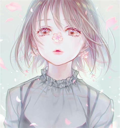 Violett On Twitter Sakura Girl 🌸 Anime Kawaii Aesthetic Otaku Animegirl Illustration