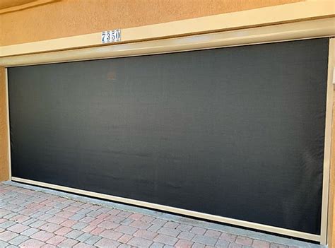 Garage Door Screens Find Your Retractable Or Roll Up Solution