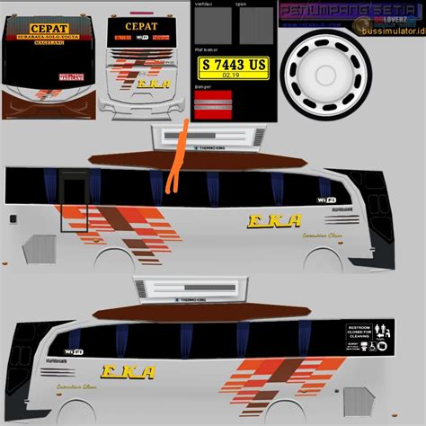 Komban komban tourist bus dawood and komban yodhavu skins ets 2 busmod: Download Skin BUSSID (Bus Simulator Indonesia) EKA Cepat ...