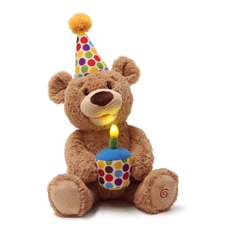 Gund Animated Happy Birthday Teddy Bear 10 Inch Plush Radar Toys