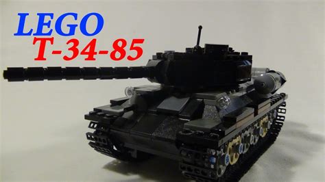 Lego T 34 85 Lego Tank Moc Reuploaded Youtube