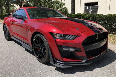 For Sale 2020 Ford Mustang Shelby Gt500 Rapid Red Supercharged 52l