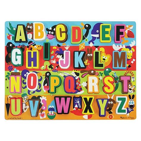 Melissa And Doug Jumbo Abc Chunky Puzzle