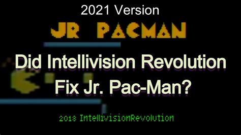 Intellivision Jr Pac Man Fixed Version 2021 Youtube