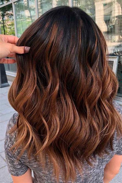 Dark Chestnut Hair Color With Highlights