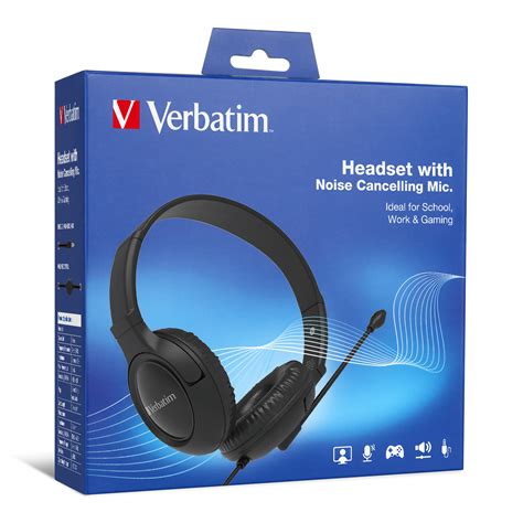 Multimedia Headset With Noise Cancelling Boom Mic 35mm Jack