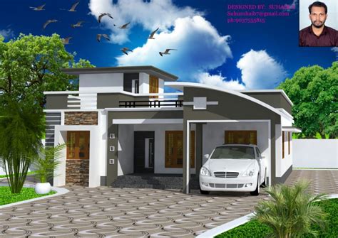 With roomsketcher, it's easy to create modern house floor plans. 1317 Square Feet 3 Bedroom Modern Single Floor House ...