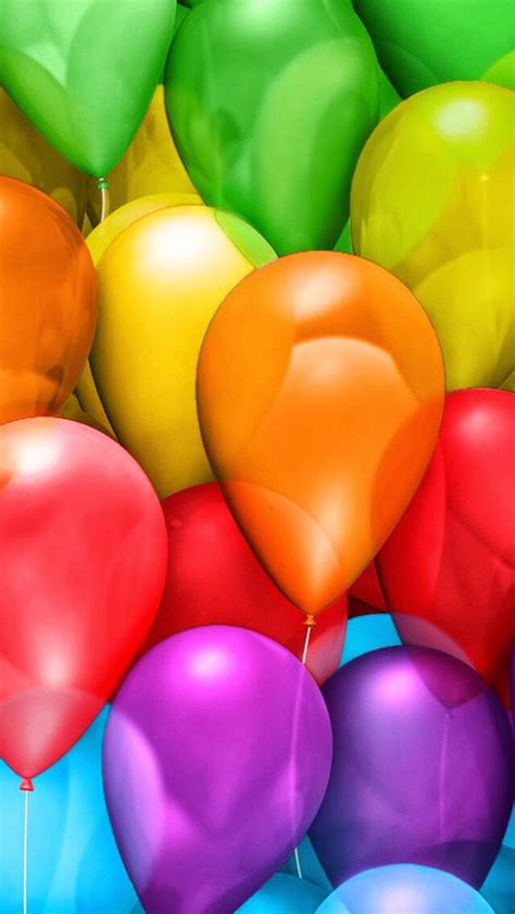 Balloons Hd Iphone Wallpaper 🎈🎈 Balloons Rainbow Colors World Of Color
