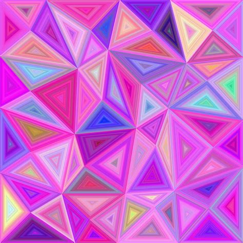 Pink Triangle Mosaic Background Design Vector Eps Ai Uidownload
