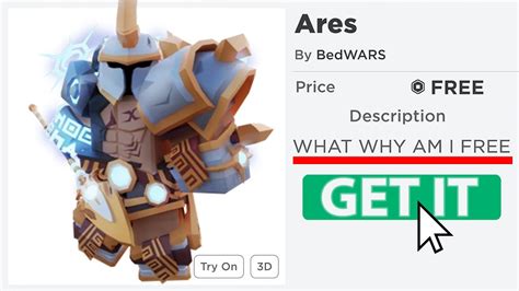 When ARES Kit Becomes FREE Roblox BedWARS YouTube