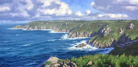 How To Paint Cliffs And Sea — Samuel Earp Artist Beach Art Painting