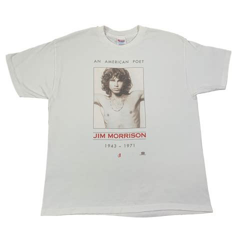 Vintage Jim Morrison An American Poet T Shirt Jointcustodydc