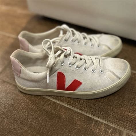 Veja Shoes Veja Pink White Esplar Canvas Poshmark